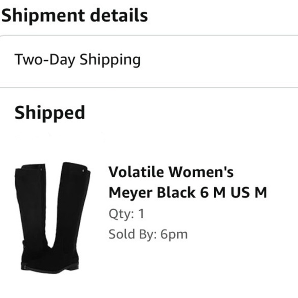 Tall Suede Leather Boots - Black - Picture 7 of 7